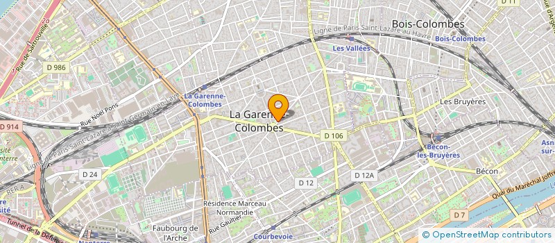 localisation de l'entreprise MONSIEUR JIMMY COHEN-BOULAKIA  LA GARENNE-COLOMBES