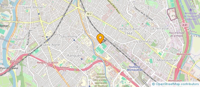 localisation de l'entreprise MONSIEUR JIMMY COIN à TOULOUSE