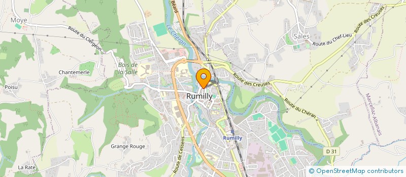 localisation de l'entreprise MONSIEUR JIMMY COIRIN  RUMILLY