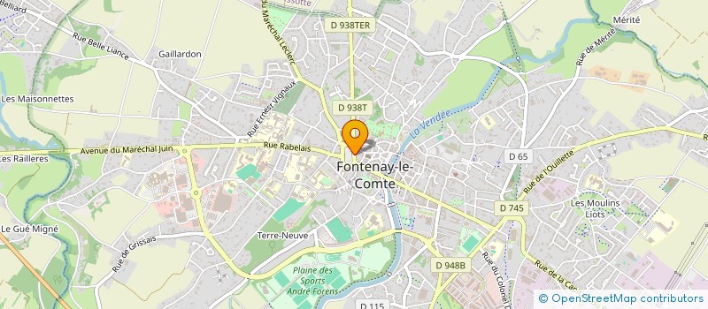 localisation de l'entreprise MONSIEUR JIMMY COLOMBO  FONTENAY-LE-COMTE