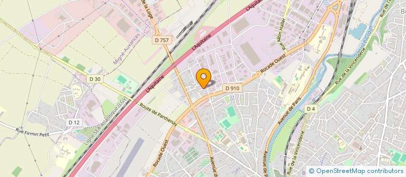 localisation de l'entreprise MONSIEUR JIMMY COMTE  POITIERS