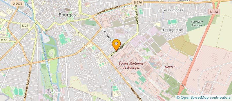 localisation de l'entreprise MONSIEUR JIMMY CONET  BOURGES