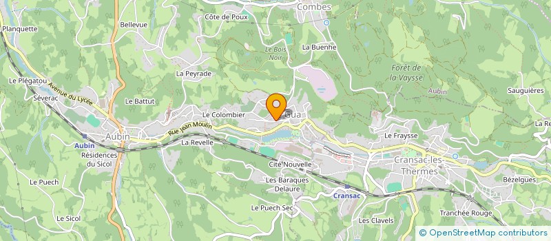 localisation de l'entreprise MONSIEUR JIMMY CORTIJO  AUBIN