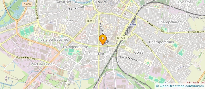 localisation de l'entreprise MONSIEUR JIMMY COURSAUD à NIORT