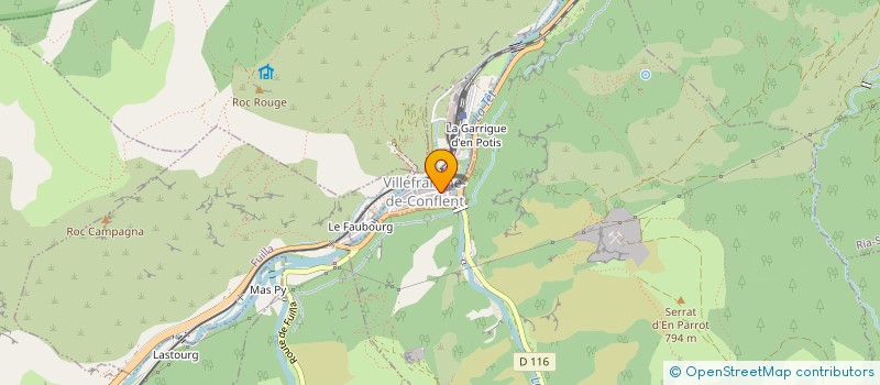 localisation de l'entreprise MONSIEUR JIMMY COURTIN  VILLEFRANCHE-DE-CONFLENT