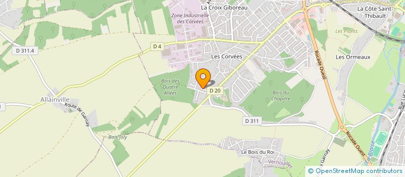 localisation de l'entreprise MONSIEUR JIMMY CROTEAU à VERNOUILLET