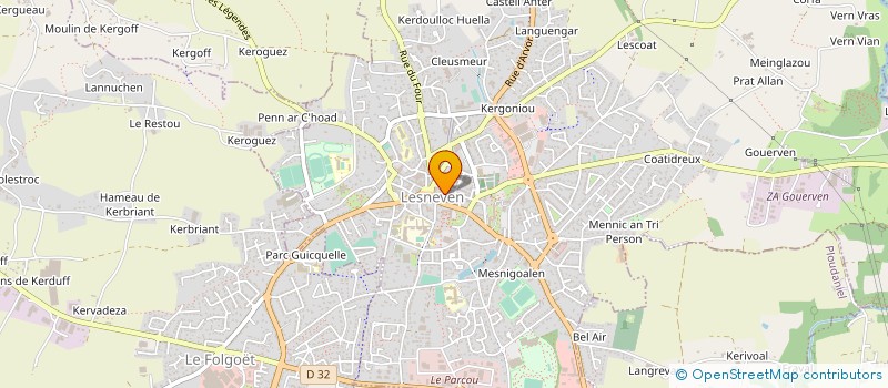 localisation de l'entreprise MONSIEUR JIMMY DANTOT à LESNEVEN