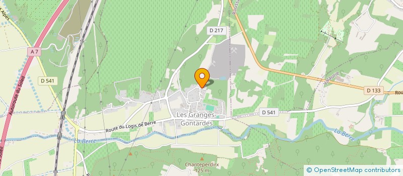 localisation de l'entreprise MONSIEUR JIMMY DASSAUD  LES GRANGES-GONTARDES