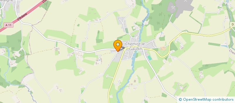 localisation de l'entreprise MONSIEUR JIMMY DAVID  CHEMIRE-LE-GAUDIN