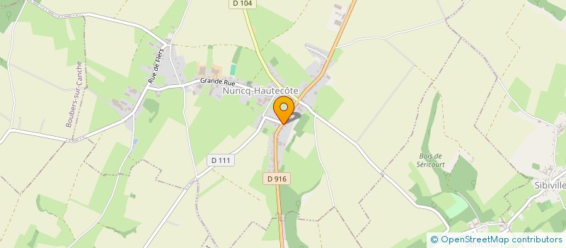 localisation de l'entreprise MONSIEUR JIMMY DE SMUL  NUNCQ-HAUTECOTE