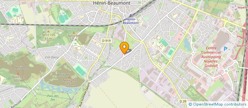 localisation de l'entreprise MONSIEUR JIMMY DEBUYSSCHERE  HENIN-BEAUMONT