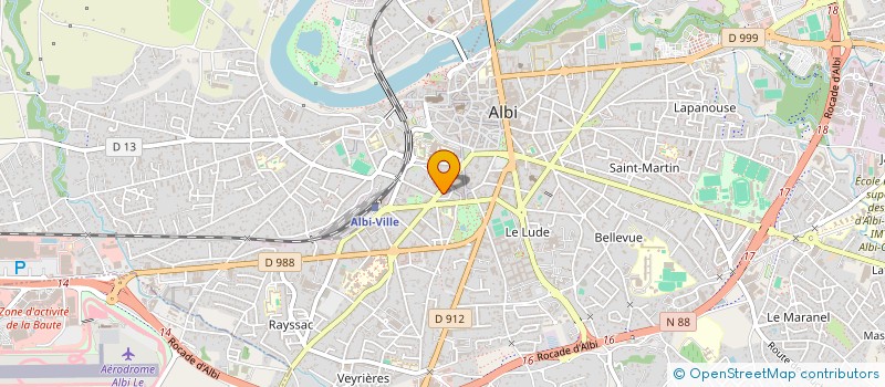 localisation de l'entreprise MONSIEUR JIMMY DEFACHE  ALBI