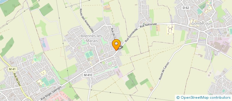 localisation de l'entreprise MONSIEUR JIMMY DEHAENE  ALLENNES-LES-MARAIS