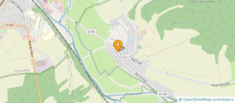 localisation de l'entreprise MONSIEUR JIMMY DELATTE  EUVILLE