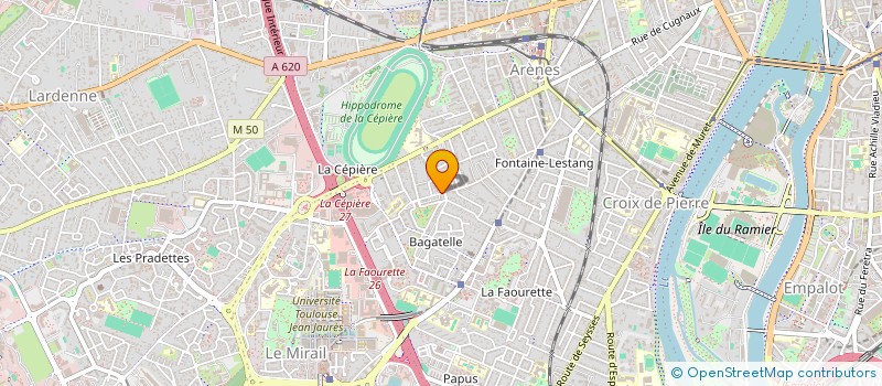 localisation de l'entreprise MONSIEUR JIMMY DERIDDER  TOULOUSE