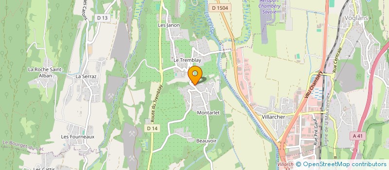 localisation de l'entreprise MONSIEUR JIMMY DESCHODT  LA MOTTE-SERVOLEX