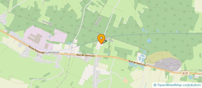 localisation de l'entreprise MONSIEUR JIMMY DESMELLIERS  CUIGY-EN-BRAY