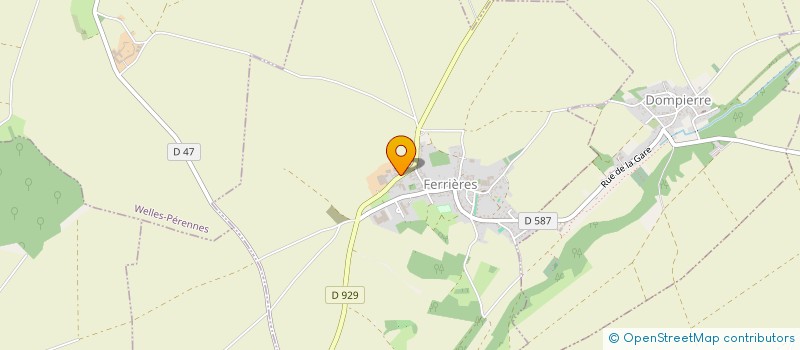 localisation de l'entreprise MONSIEUR JIMMY DEVAUX  FERRIERES