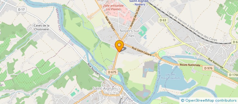 localisation de l'entreprise MONSIEUR JIMMY DUQUENET à NOYERS-SUR-CHER