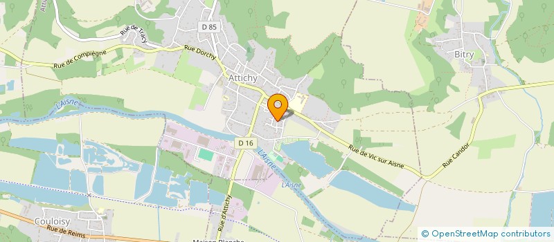 localisation de l'entreprise MONSIEUR JIMMY DUQUENOY  CUTS