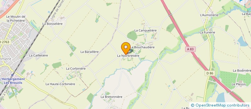 localisation de l'entreprise MONSIEUR JIMMY DURANDET à LES BROUZILS