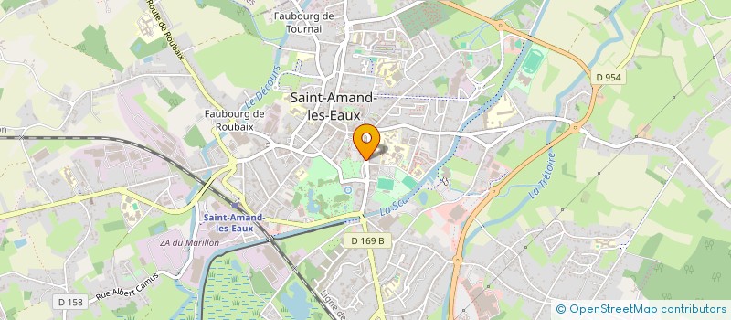 localisation de l'entreprise MONSIEUR JIMMY DUSSART  SAINT-AMAND-LES-EAUX