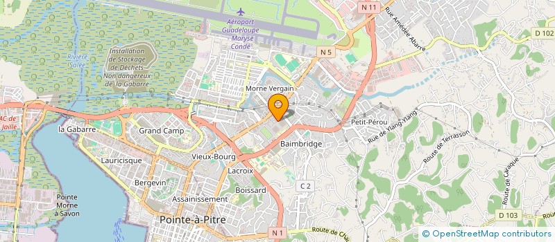 localisation de l'entreprise MONSIEUR JIMMY DYVRANDE  LES ABYMES