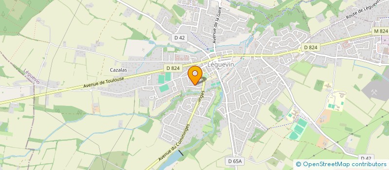 localisation de l'entreprise MONSIEUR JIMMY EBRING  LEGUEVIN