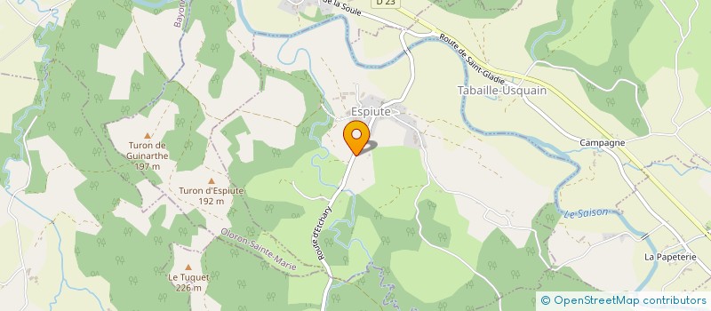 localisation de l'entreprise MONSIEUR JIMMY ELVIRA  ESPIUTE