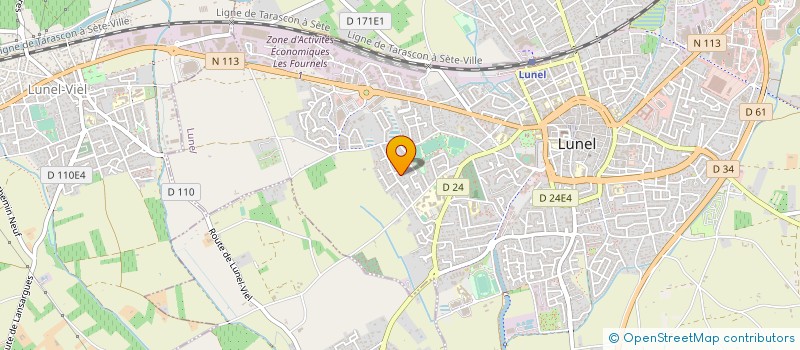localisation de l'entreprise MONSIEUR JIMMY ENOU  LUNEL