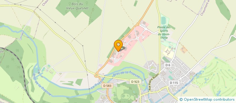 localisation de l'entreprise MONSIEUR JIMMY FARINACCIO  CHAUMONT-EN-VEXIN