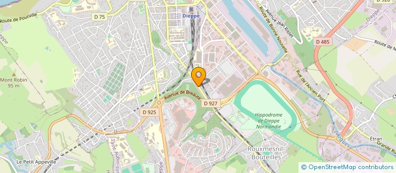 localisation de l'entreprise MONSIEUR JIMMY FAUVEL  DIEPPE