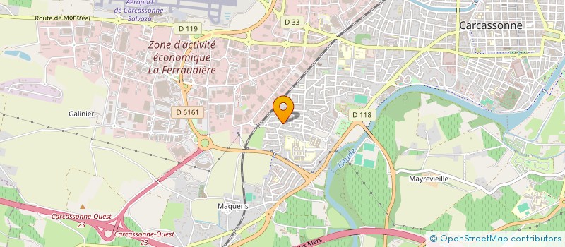 localisation de l'entreprise MONSIEUR JIMMY FERNANDEZ à CARCASSONNE