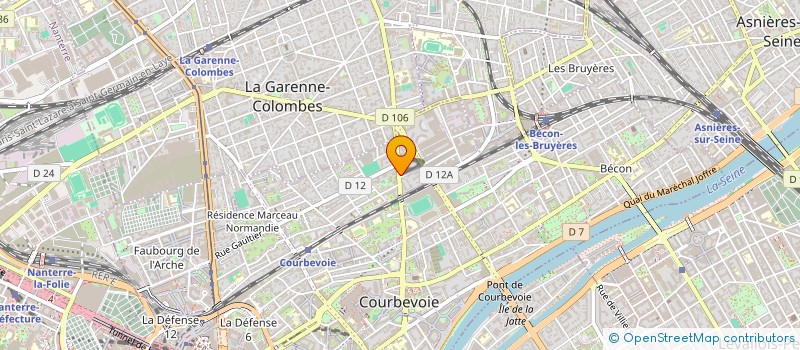 localisation de l'entreprise MONSIEUR JIMMY FIGUEROA DELGADO à COURBEVOIE