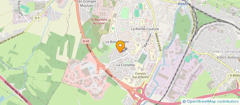 localisation de l'entreprise MONSIEUR JIMMY FLOCH  CHARLEVILLE-MEZIERES