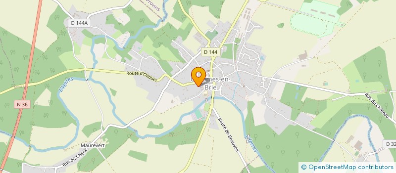 localisation de l'entreprise MONSIEUR JIMMY FONTAINE  CHAUMES-EN-BRIE