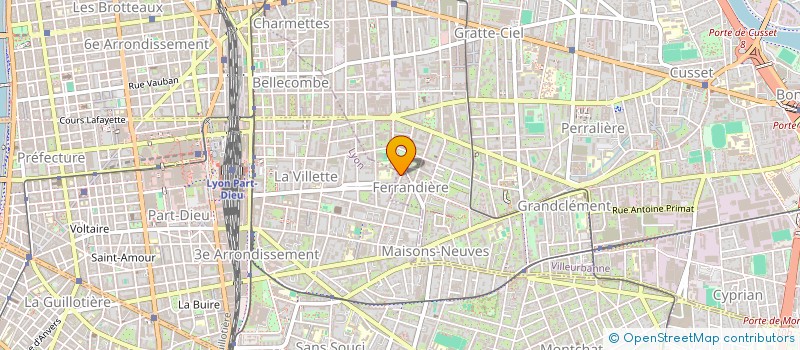 localisation de l'entreprise MONSIEUR JIMMY FRANCOIS  VILLEURBANNE