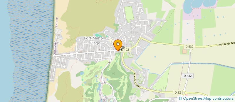 localisation de l'entreprise MONSIEUR JIMMY FROIDEVAL  FORT-MAHON-PLAGE