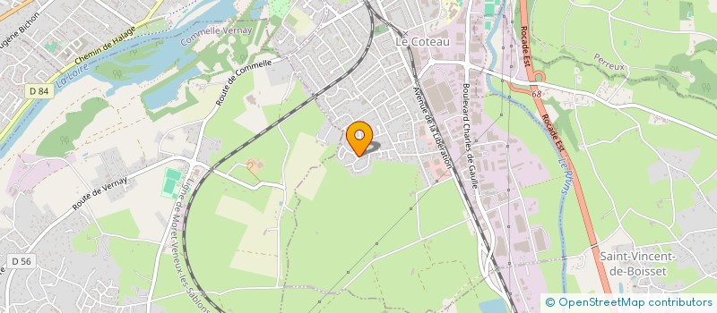 localisation de l'entreprise MONSIEUR JIMMY GALLOIS  LE COTEAU