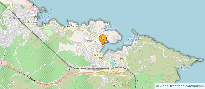 localisation de l'entreprise MONSIEUR JIMMY GANNE  PORT-VENDRES