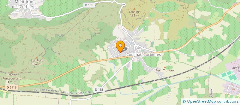 localisation de l'entreprise MONSIEUR JIMMY GARCIA  CONILHAC-CORBIERES