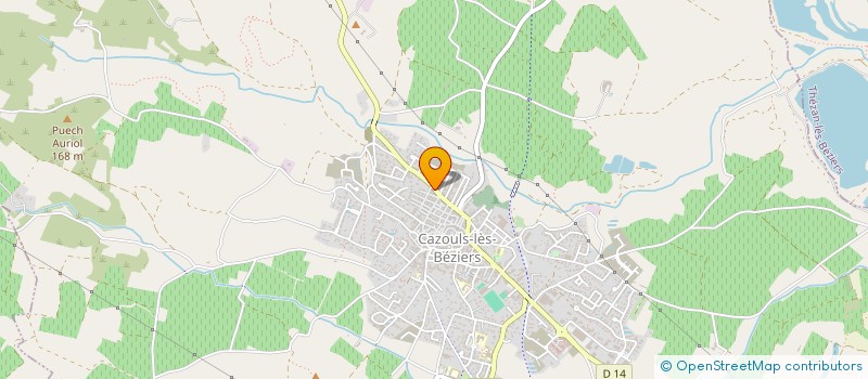 localisation de l'entreprise MONSIEUR JIMMY GASPARIN  CAZOULS-LES-BEZIERS