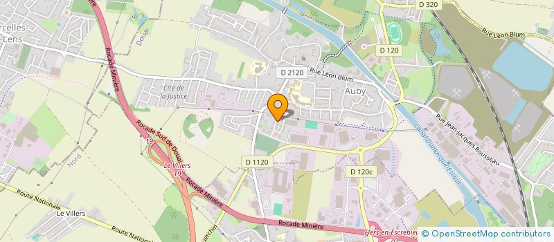 localisation de l'entreprise MONSIEUR JIMMY GENSE  AUBY