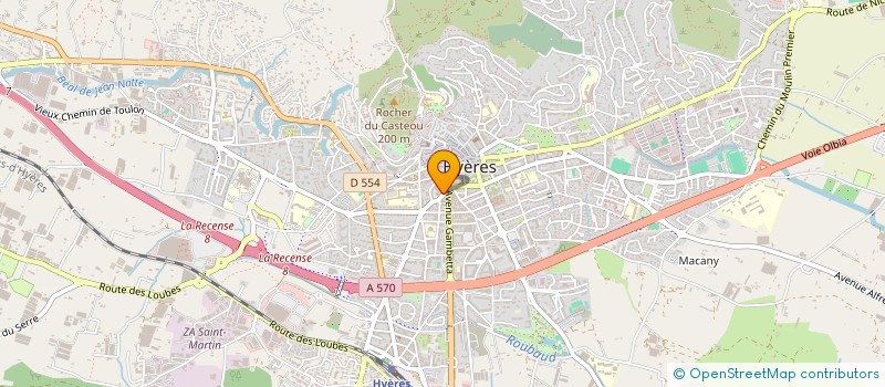 localisation de l'entreprise MONSIEUR JIMMY GERVASONI  HYERES