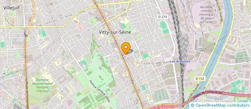 localisation de l'entreprise MONSIEUR JIMMY GIRAULT à VITRY-SUR-SEINE
