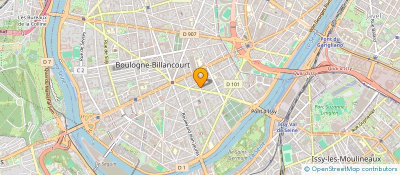 localisation de l'entreprise MONSIEUR JIMMY GLASS à BOULOGNE BILLANCOURT