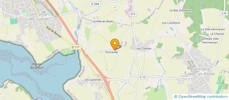 localisation de l'entreprise MONSIEUR JIMMY GOLIVET  SAINT-PERE-MARC-EN-POULET