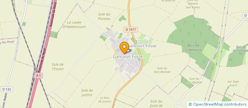 localisation de l'entreprise MONSIEUR JIMMY GOMET  LIANCOURT-FOSSE