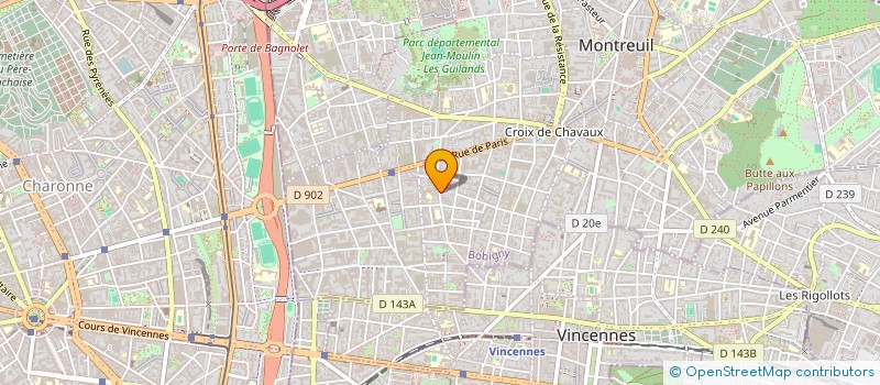 localisation de l'entreprise MONSIEUR JIMMY GRASSIANT à MONTREUIL