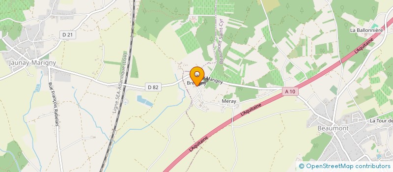 localisation de l'entreprise MONSIEUR JIMMY GROLEAU  BEAUMONT SAINT-CYR